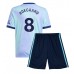 Maillot de foot Arsenal Martin Odegaard #8 Troisième vêtements enfant 2024-25 Manches Courtes (+ pantalon court)